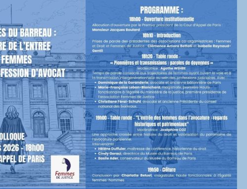 Colloque Femmes et Droit – « Aux portes du Barreau, l’histoire de l’entrée des femmes dans la profession d’avocat » – mars 2026